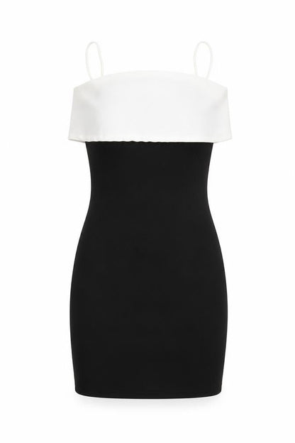 PRETTYLITTLETHING Womens Black Polyester Bodycon Size 8 Square Neck Pullover