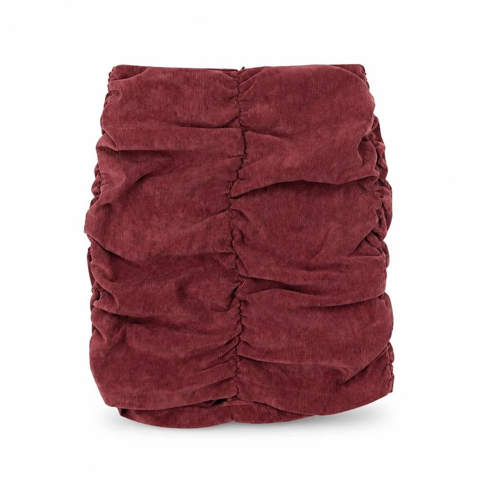 Zara Womens Red Polyester Mini Skirt Size XS Zip