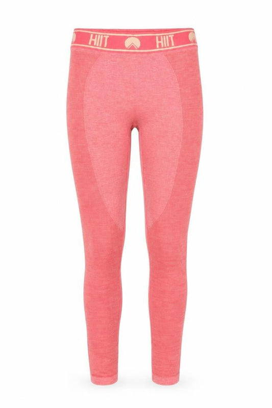 HIIT Womens Pink Polyester Pedal Pusher Leggings Size S L26.5 in Regular Pullover