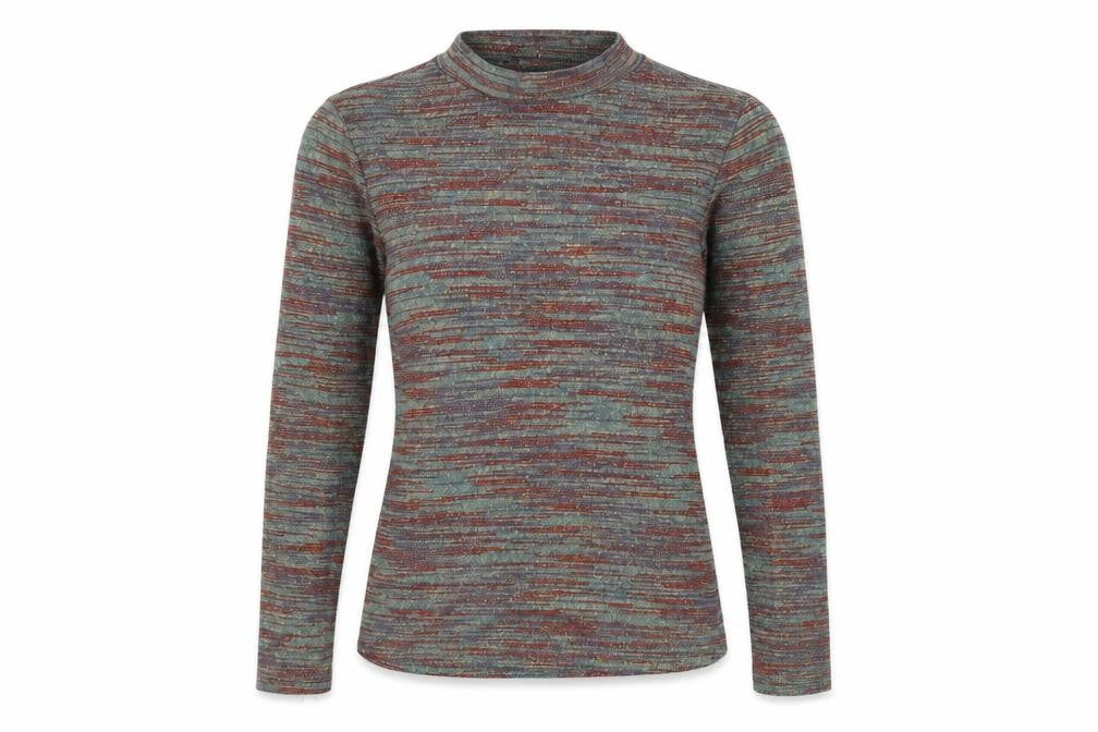 FOREVER 21 Womens Multicoloured Geometric Polyester Basic T-Shirt Size S Round Neck