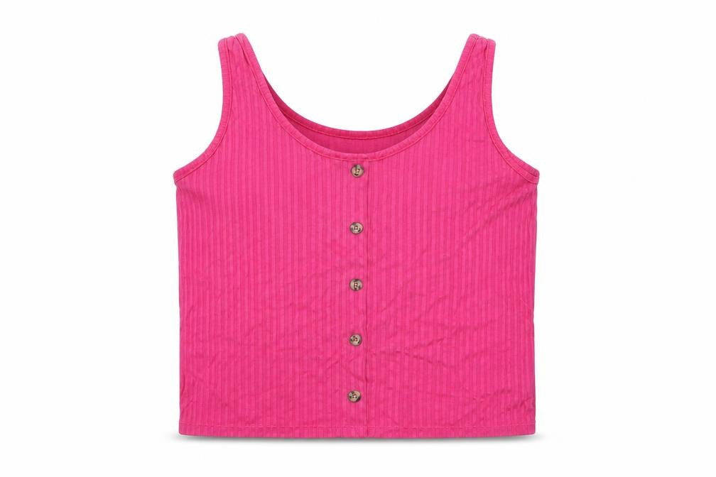 H&M Womens Pink Polyester Basic T-Shirt Size XL Scoop Neck