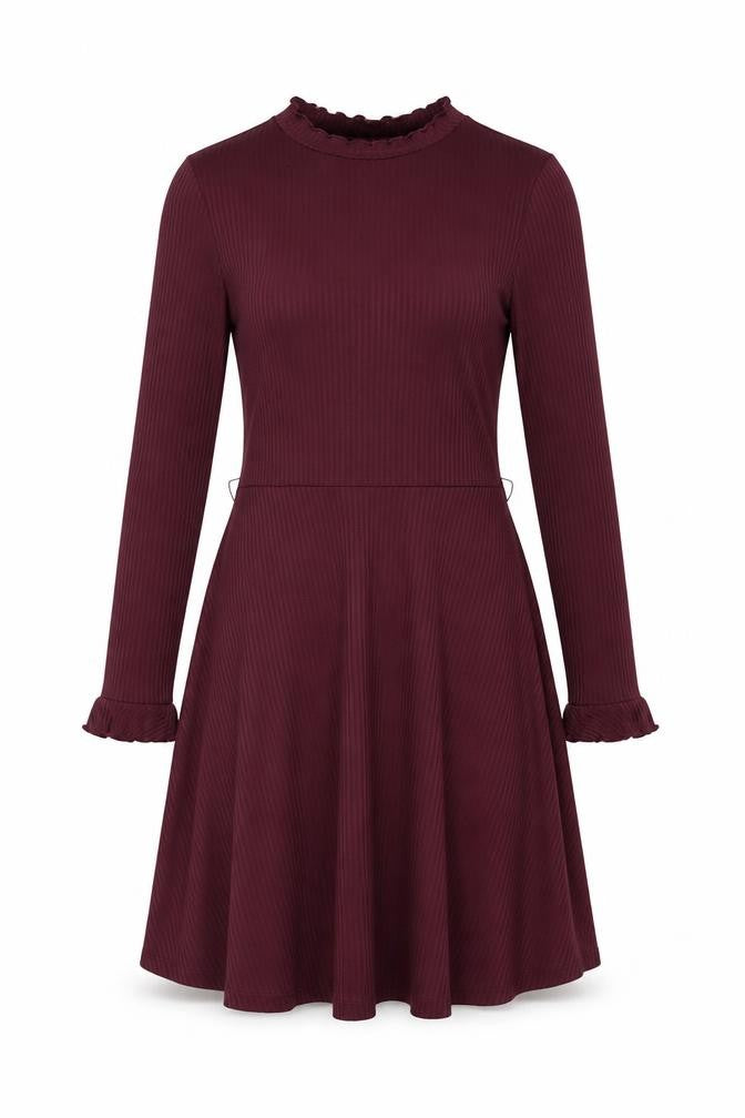 H&M Womens Purple Polyester A-Line Size 12 Round Neck Pullover