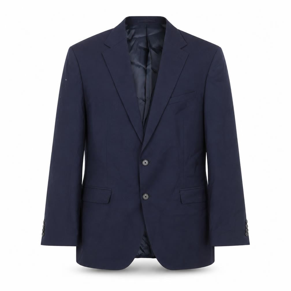 Marks & Spencer Mens Blue Polyester Jacket Suit Jacket Size 46 Regular