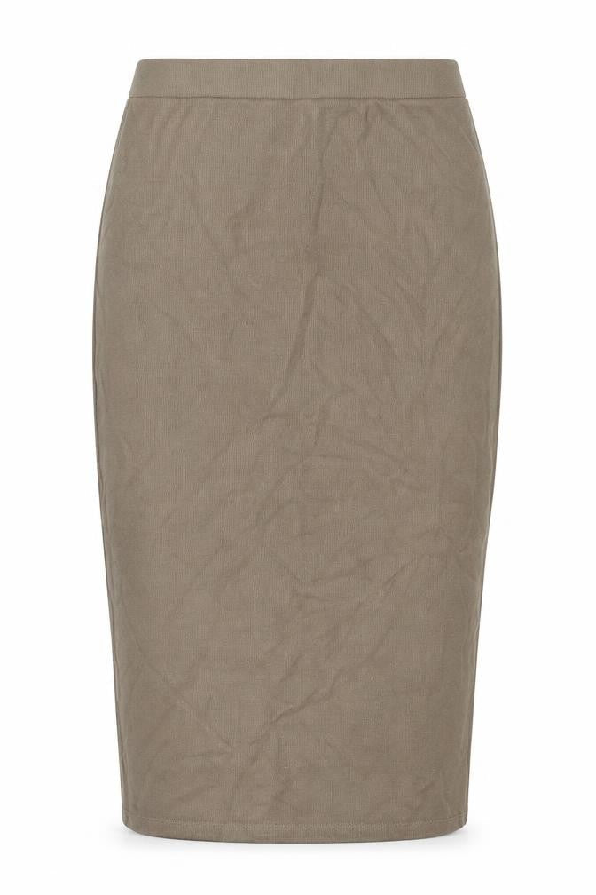 Marks & Spencer Womens Beige Polyester Straight & Pencil Skirt Size 6