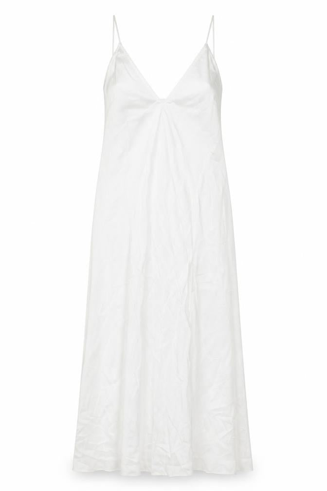 ASOS Womens White Polyester Maxi Size 12 V-Neck Pullover - Side Slit(s)