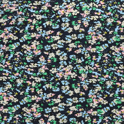 Marks & Spencer Womens Multicoloured Floral Polyester Basic Blouse Size 10 Round Neck