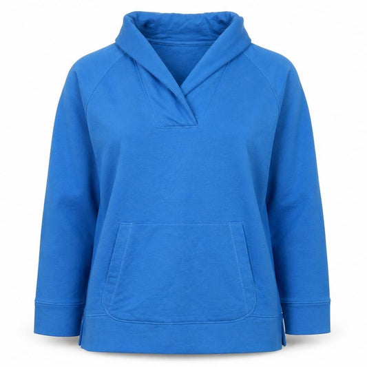 MidleTown Womens Blue Polyester Pullover Sweatshirt Size L Pullover