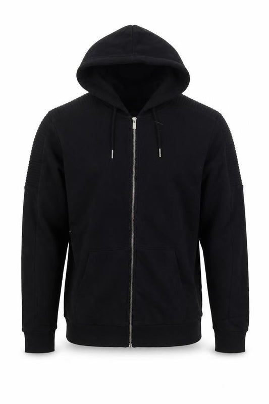 Clockhouse Mens Black Cotton Full Zip Hoodie Size XS