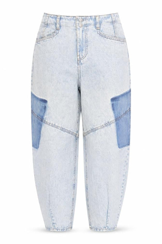Berkshire Womens Blue Cotton Tapered Jeans Size 8 L27 in Regular Zip