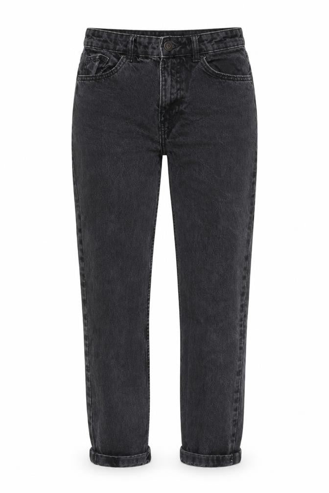 Berksha Womens Grey Cotton Straight Jeans Size 27 in L26.5 in Regular Zip