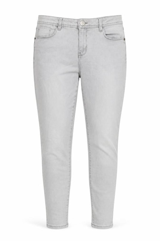 George Womens Grey Cotton Blend Skinny Jeans Size 12 L28.5 in Regular Zip