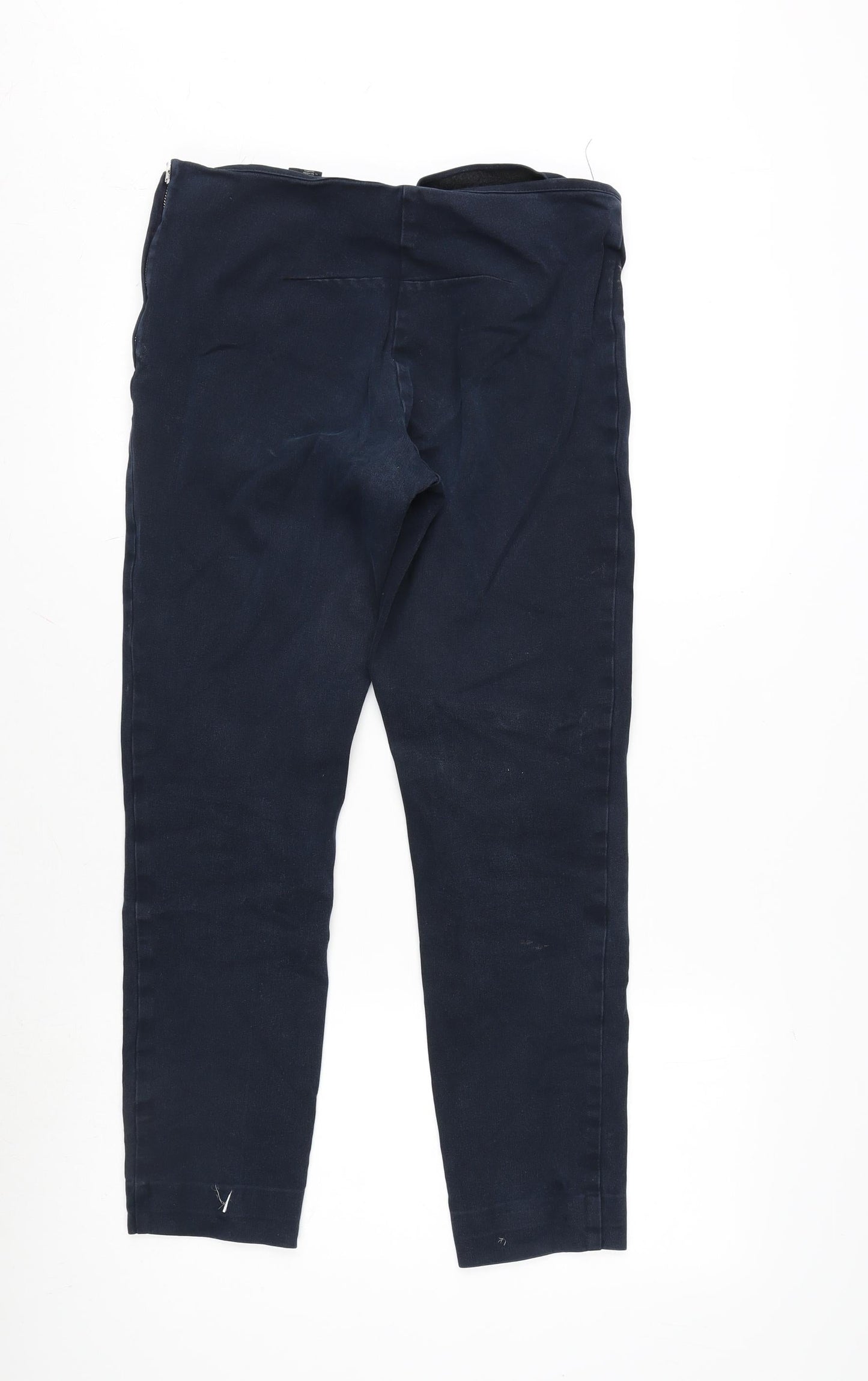 COS Womens Blue Cotton Blend Straight Jeans Size 36 in L28 in Regular Zip