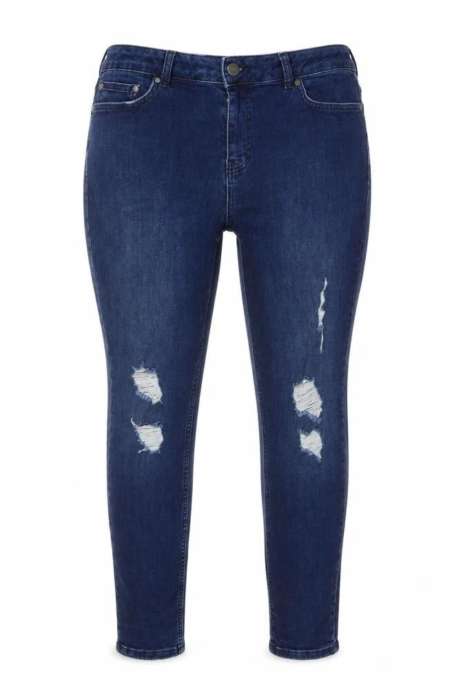 Supply&Demand Womens Blue Cotton Skinny Jeans Size 2XL L31 in Regular Zip