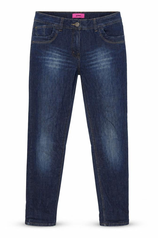 George Womens Blue Cotton Skinny Jeans Size 14 L32 in Regular Button