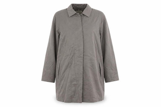 Dannimac Womens Grey Overcoat Coat Size XL Button - Vintage