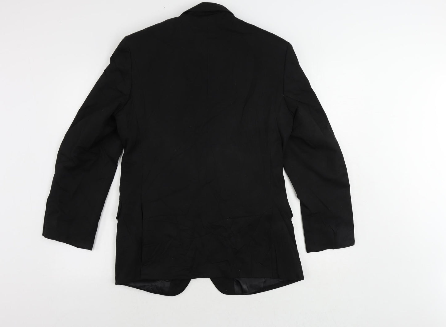 Burton Mens Black Polyester Jacket Suit Jacket Size 36 Regular