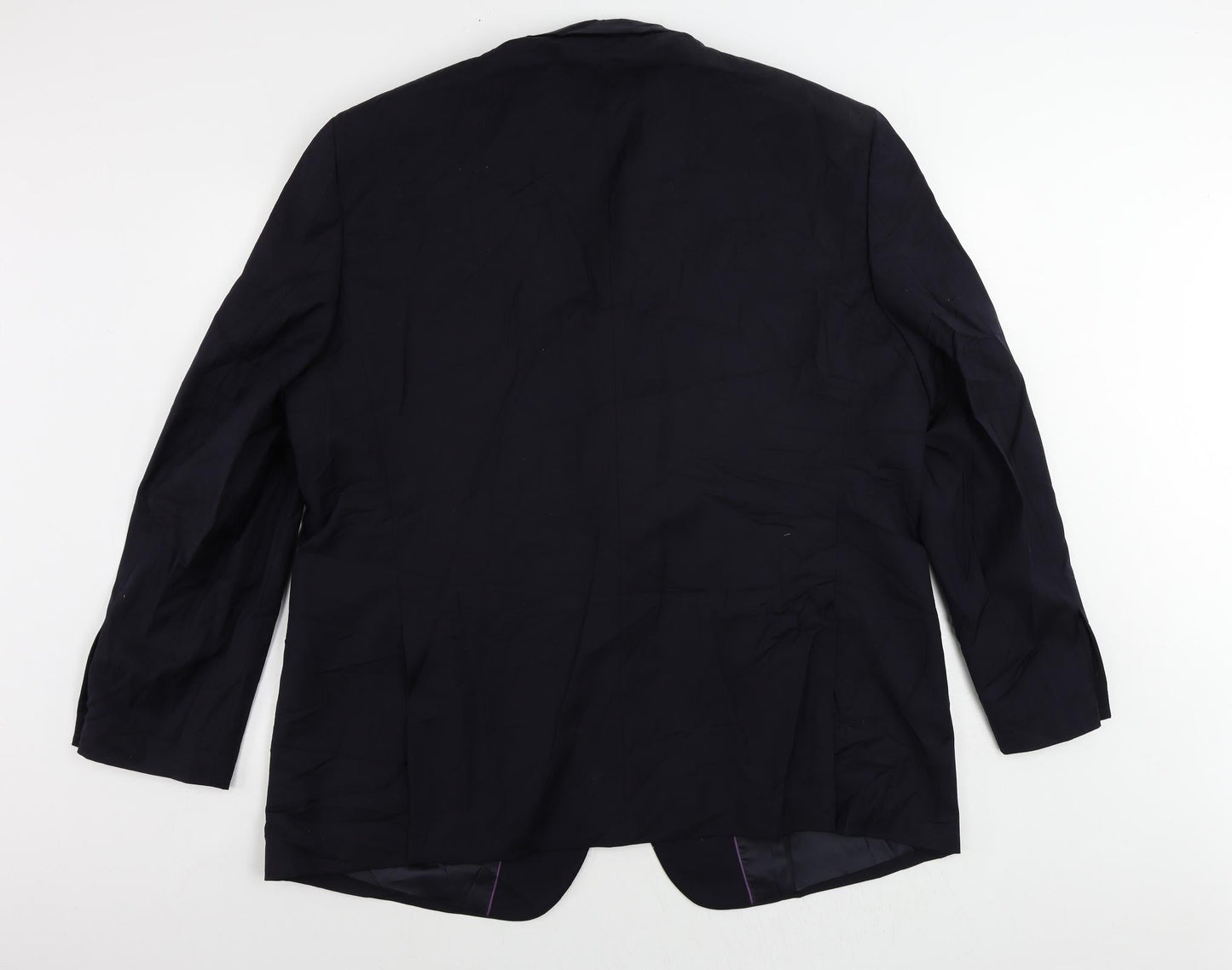 Brook Taverner Mens Blue Wool Jacket Suit Jacket Size 50 Regular