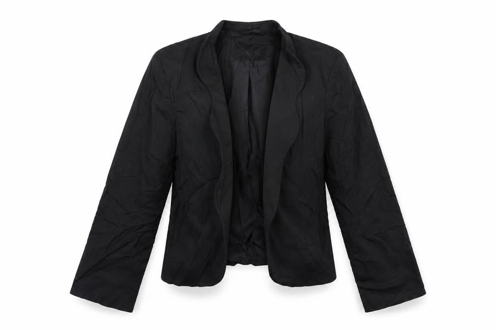 bonprix Womens Black Jacket Blazer Size 16 - Open