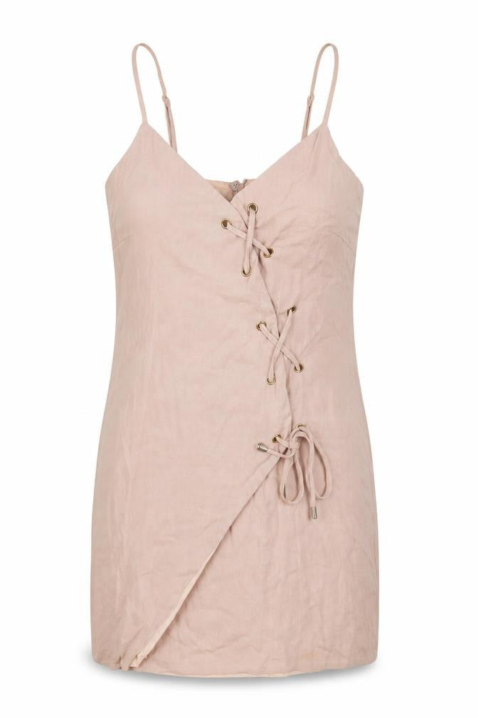 Ally Womens Pink Cotton Mini Size 10 V-Neck Zip