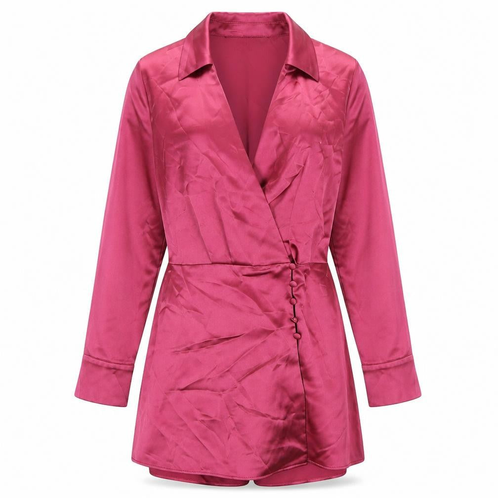 Zara Womens Pink Polyester Playsuit One-Piece Size S Zip