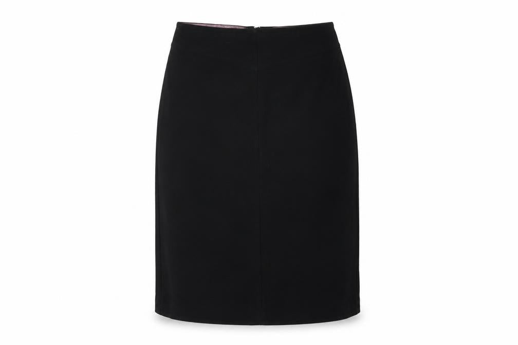 Topshop Womens Black Polyester Straight & Pencil Skirt Size 8 Zip