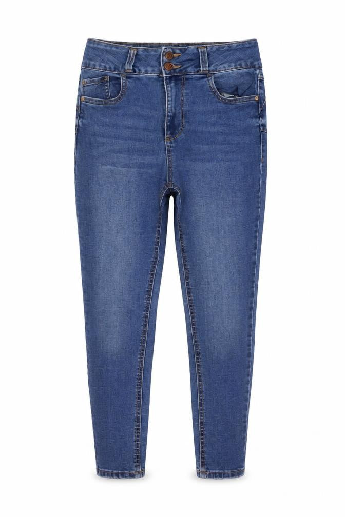 New Look Womens Black Cotton Skinny Jeans Size 12 L25 in Regular Button