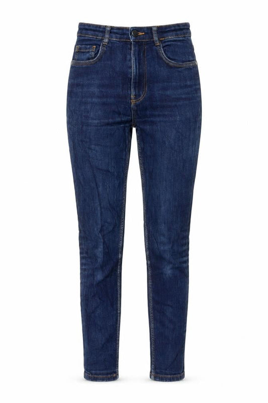 Zara Womens Blue Cotton Skinny Jeans Size 8 L27 in Regular Button