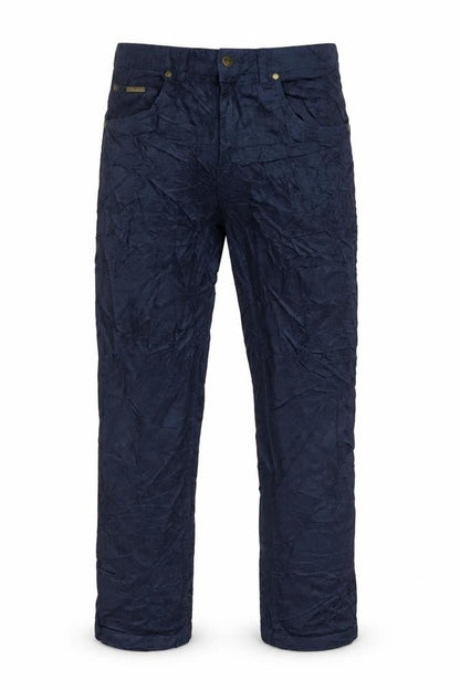 Peter Christian Mens Blue Camel Trousers Size 32 in L29 in Regular Button