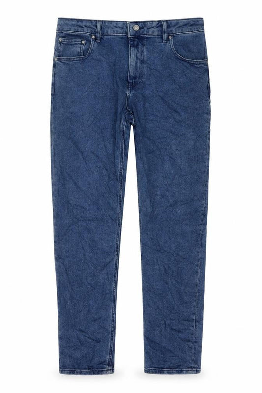 ASOS Mens Blue Cotton Straight Jeans Size 34 in L32 in Regular Button