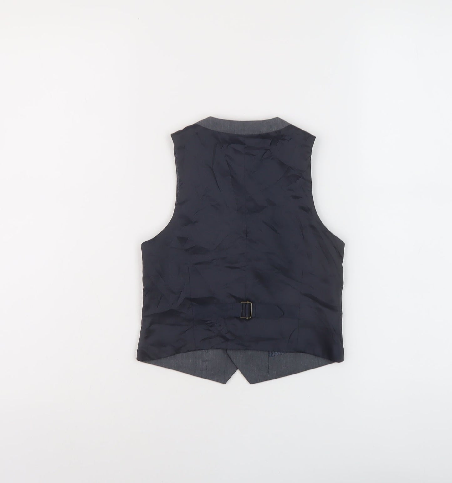 Finest Quality Boys Grey Jacket Waistcoat Size 4 Years Button