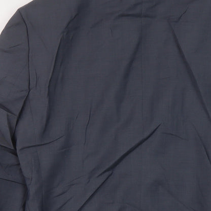 Next Mens Blue Wool Jacket Suit Jacket Size S Regular