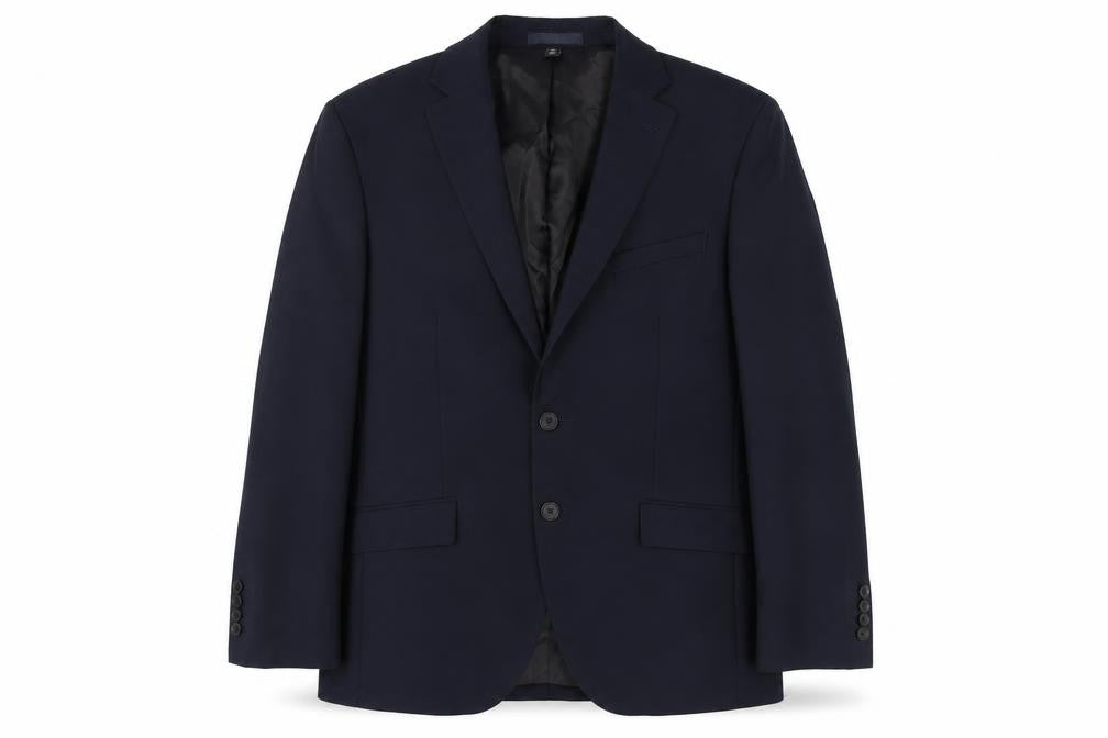 Autograph Mens Blue Wool Jacket Suit Jacket Size 40 Regular