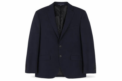 Front view of Autograph men’s blue wool jacket suit jacket, size 40, regular