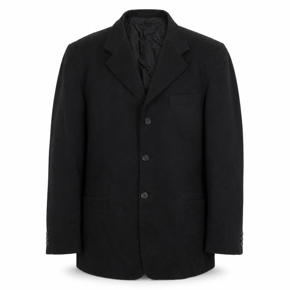 Woods & Gray Mens Black Jacket Blazer Size 40 Button