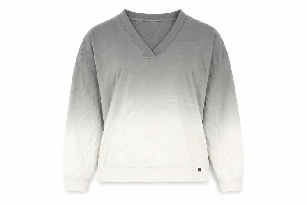Marks & Spencer Womens Grey Cotton Pullover Sweatshirt Size XS Pullover - Ombre