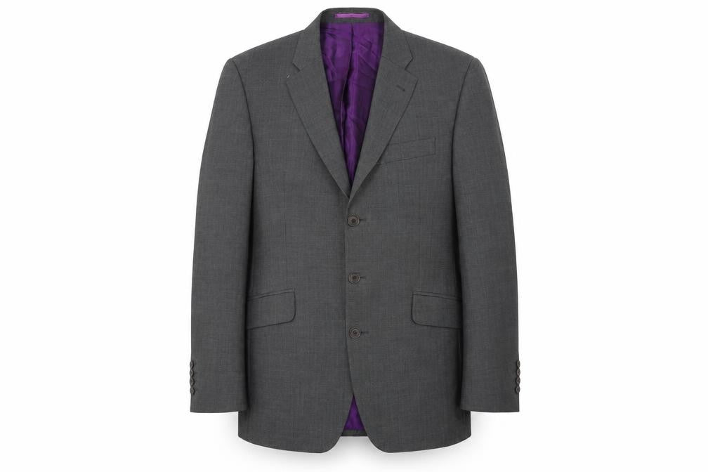 NEXT Mens Grey Wool Jacket Suit Jacket Size 40 Regular