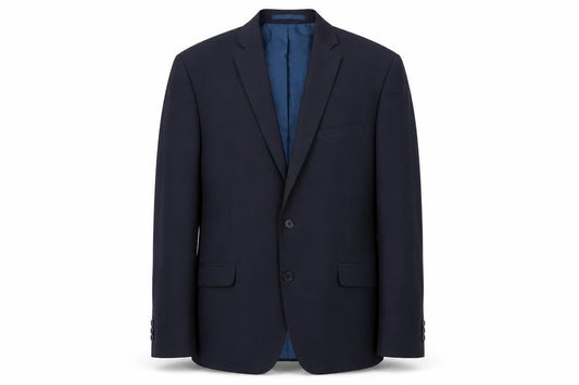 Marks & Spencer Mens Blue Wool Jacket Suit Jacket Size 44 Regular