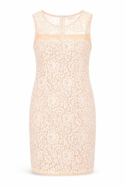 Cameo Rose Womens Pink Polyester Bodycon Size 12 Round Neck Zip