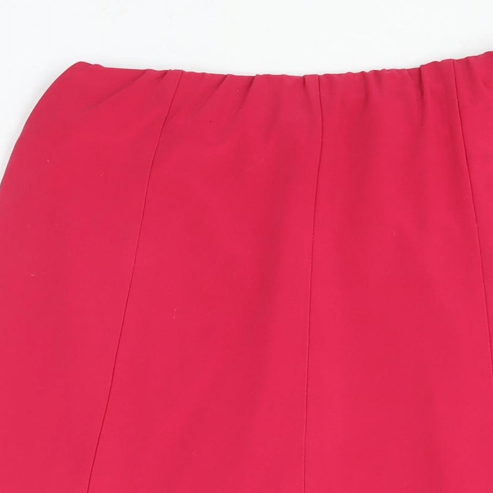 Saloos Womens Pink Polyester Trumpet Skirt Size M - Elasticated Waist