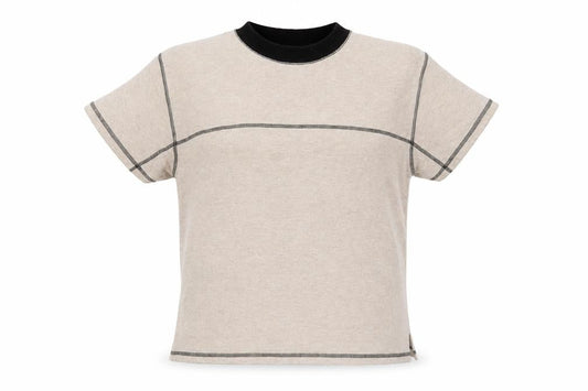 Blood Brother Womens Beige Cotton Pullover Sweatshirt Size S Pullover - Embroidered