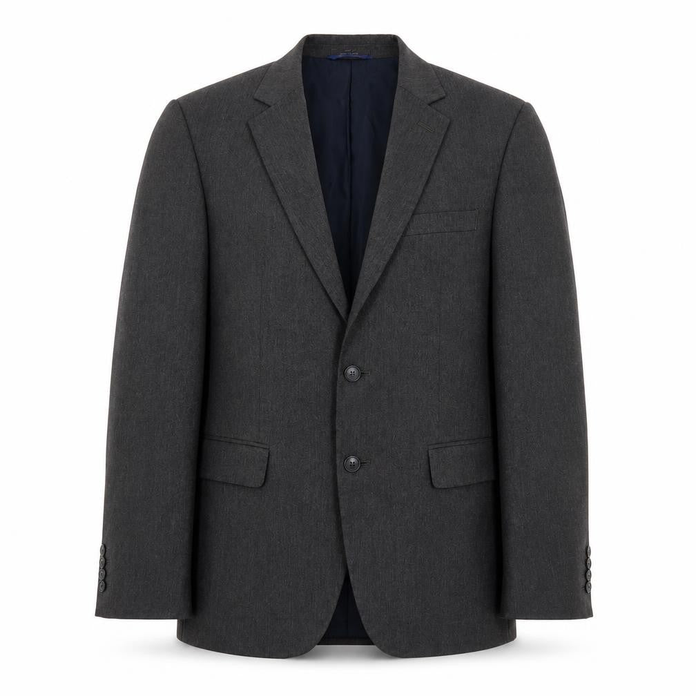 Marks & Spencer Mens Grey Polyester Jacket Suit Jacket Size 38 Regular - Inside pockets