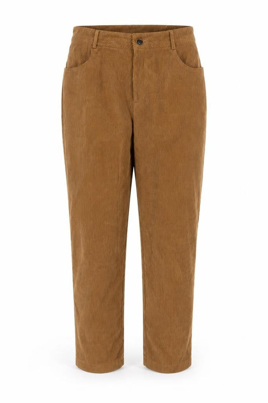 DAZT Womens Brown Polyester Trousers Size XL L25 in Regular Zip
