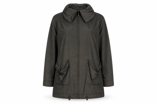 Marks & Spencer Womens Brown Parka Jacket Size 14 Zip