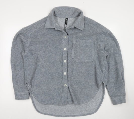 Zara Womens Grey Jacket Size M Button
