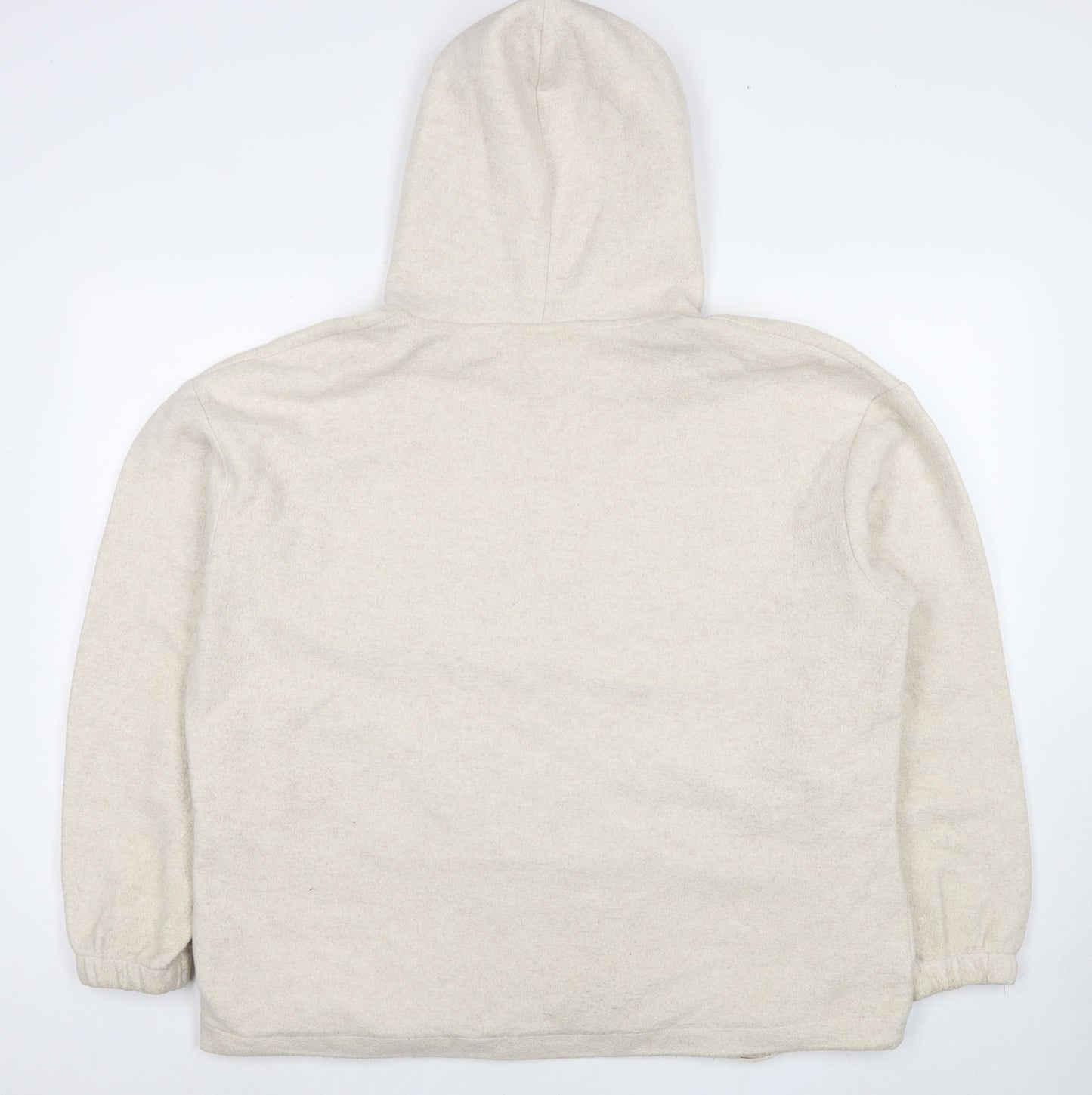 Zara Womens Beige Polyester Pullover Hoodie Size M Pullover