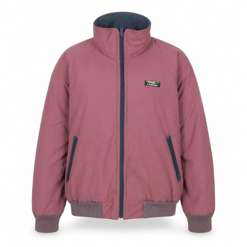 Maine Womens Pink Bomber Jacket Jacket Size M Zip
