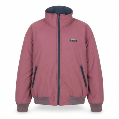 Front view of Maine New England women’s pink bomber jacket jacket, size M, zip