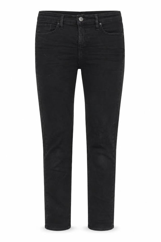 Levi's Womens Grey Cotton Blend Straight Jeans Size 30 in L29 in Slim Zip