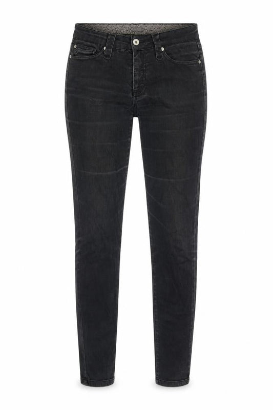 La Radoute Womens Grey Cotton Blend Tapered Jeans Size 30 in L31 in Regular Zip