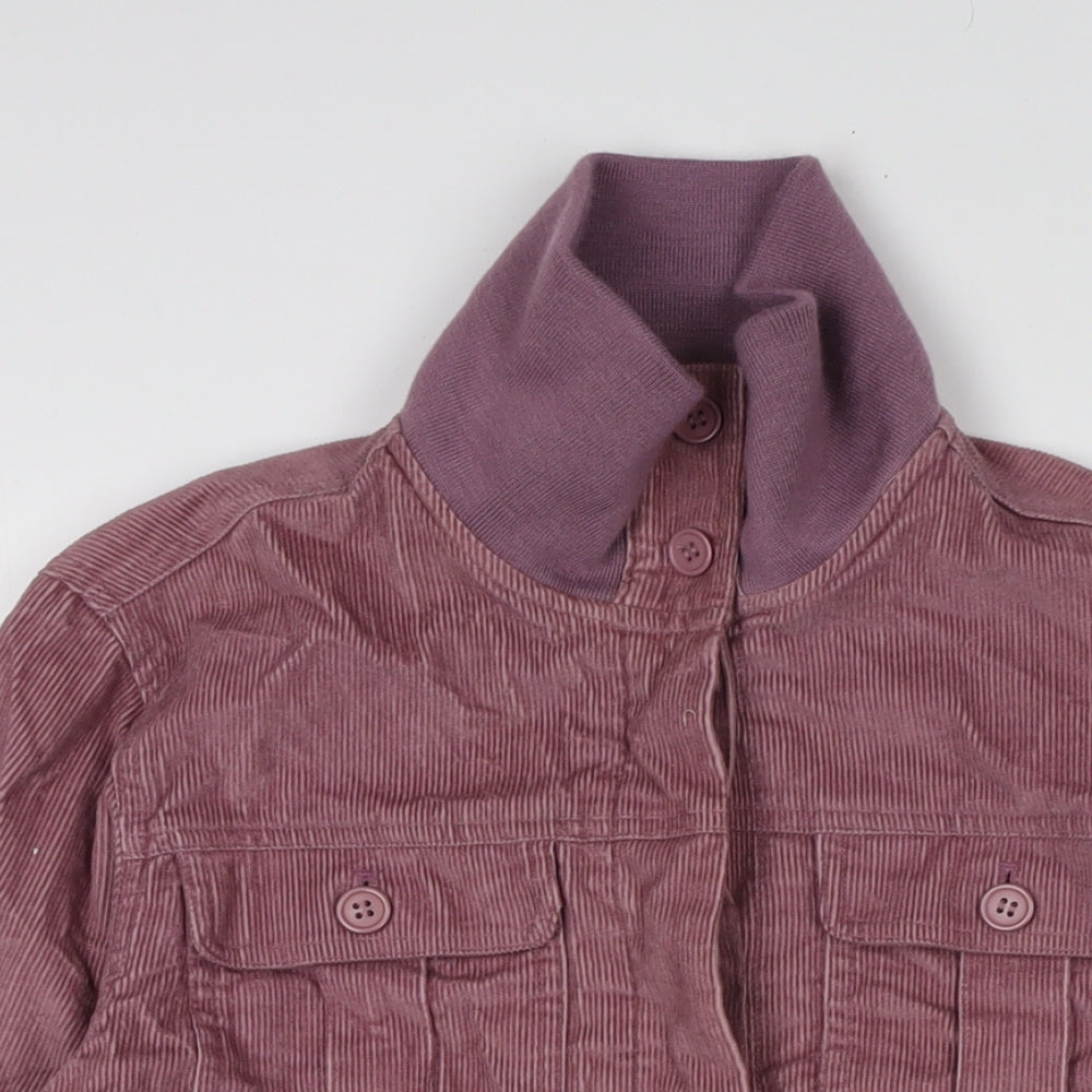 Modern Woman Womens Purple Jacket Size 16 Button